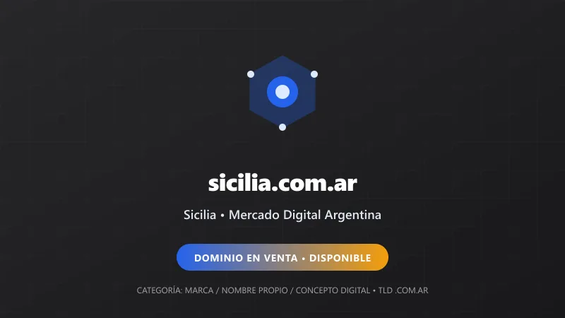 Identidad gráfica y activo digital para Sicilia en Argentina